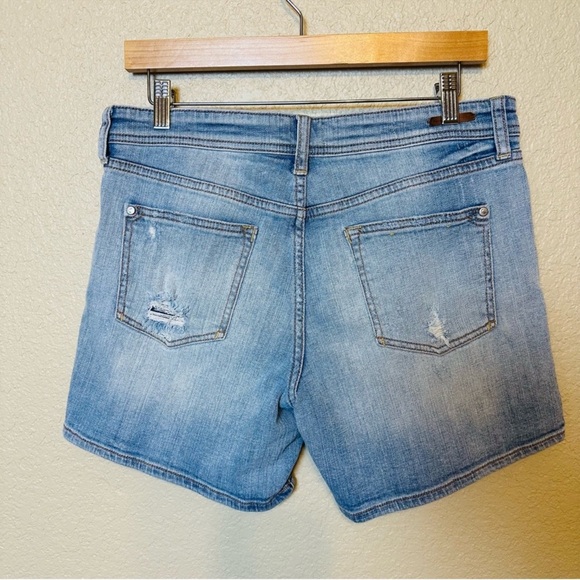 Anthropologie Pilcro and the Letterpress Hyphen Distressed Denim Shorts Size 29 - Picture 6 of 8